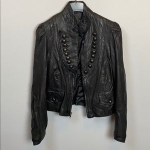 Rock & Republic Authentic Leather Coat